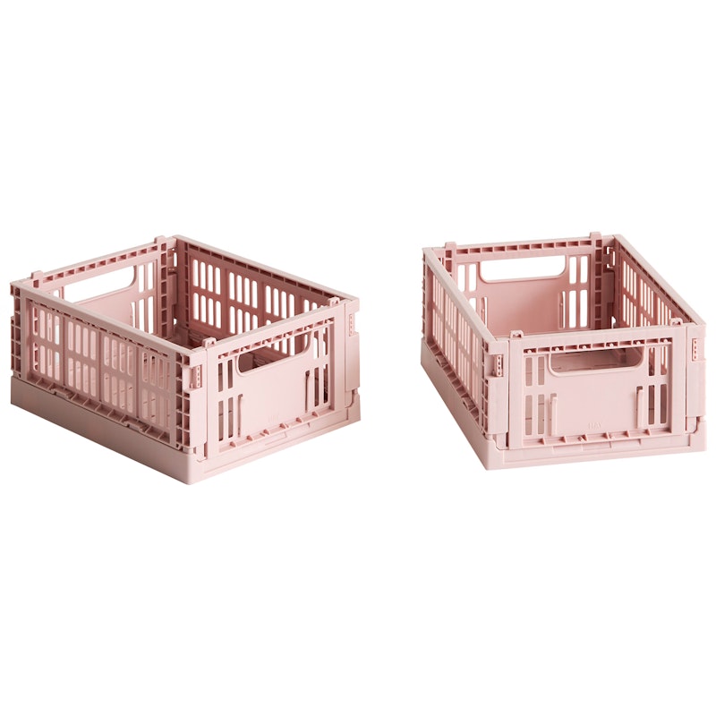 Colour Crate Storage Boxes Mini 2-pack, Blush