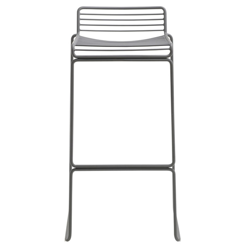 Hee Bar Stool Low, Asphalt Grey