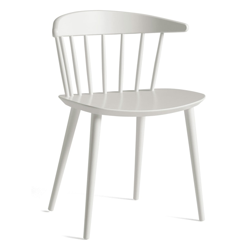 J104 Chair Water-based Lacquer, White