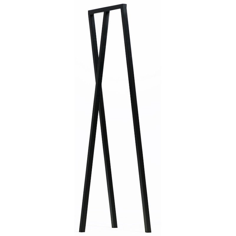 Loop Stand Hall Coat Hanger, Black