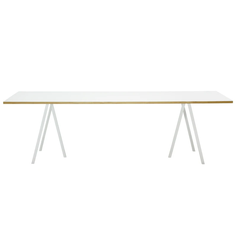 Loop Stand Table 250 cm, Laminate / White