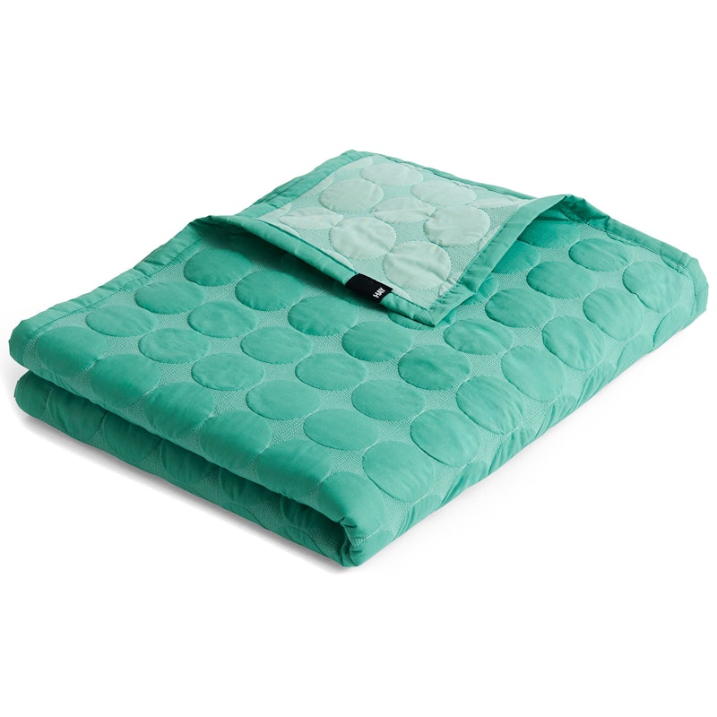 Mega Dot Bedspread 195x245 cm, Sea Green