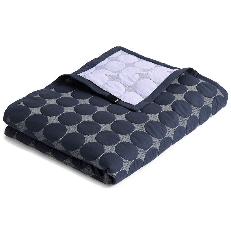 Mega Dot Bedspread 195x245 cm, Midnight Blue