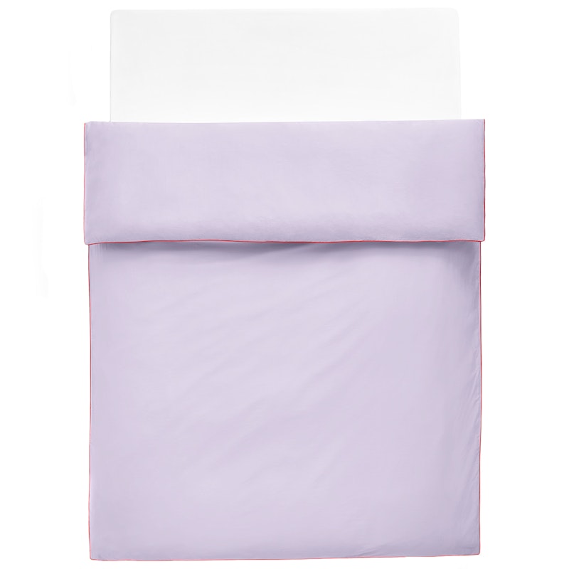 Outline Duvet Cover Double 200x200 cm, Lavender