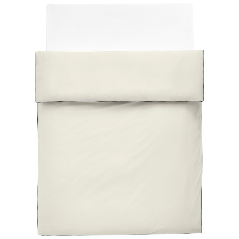 Outline Duvet Cover Double 210x200 cm, Ivory