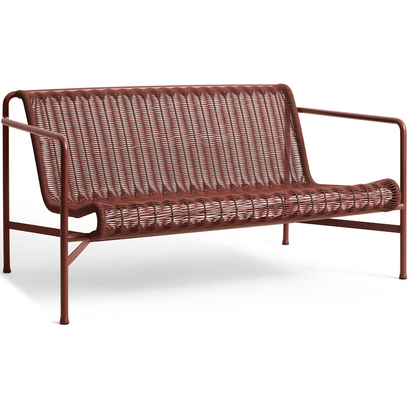 Palissade Cord Lounge Sofa, Iron Red