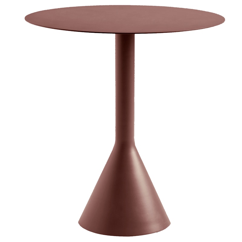 Palissade Cone Table Ø70 cm, Iron Red