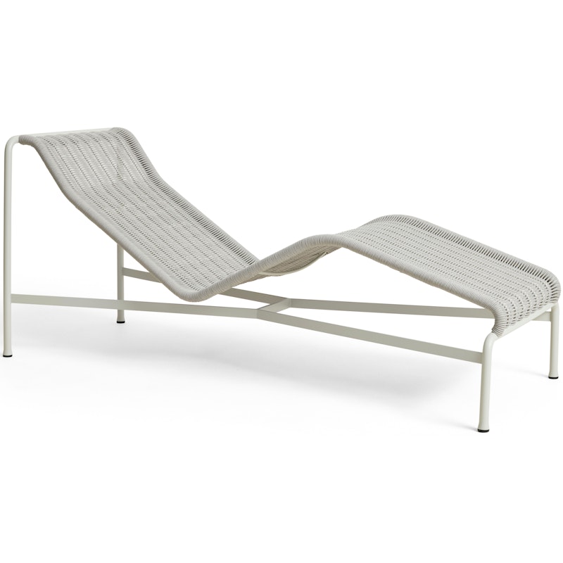 Palissade Cord Chaise Longue, Sky Grey