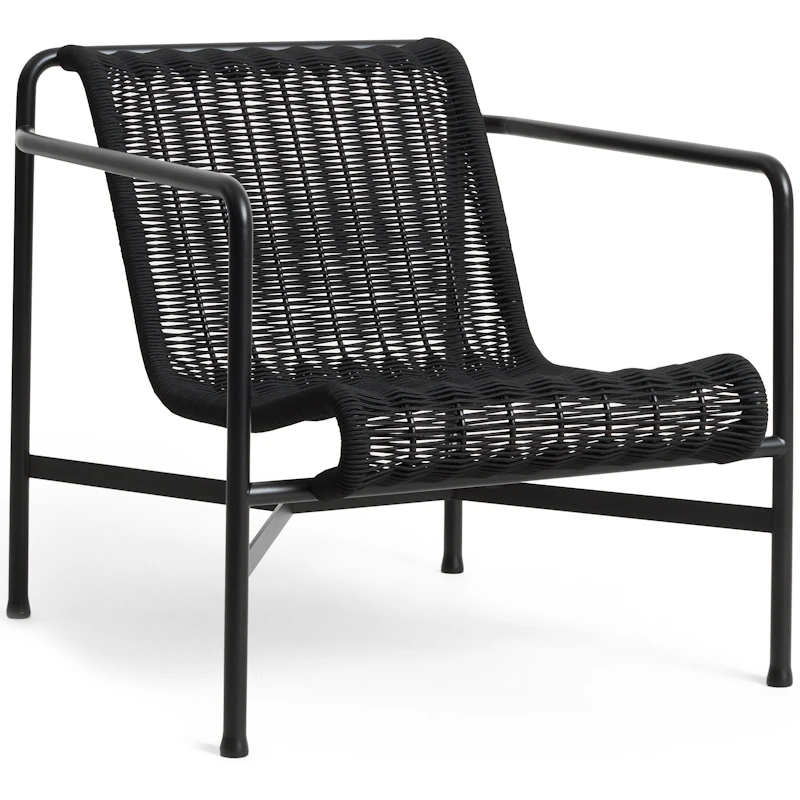 Palissade Cord Lounge Chair Low, Anthracite