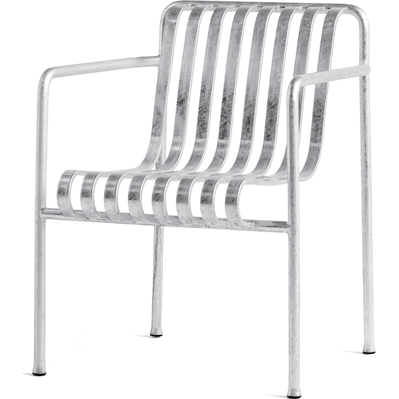 Palissade Dining Armchair, Hot Galvanized