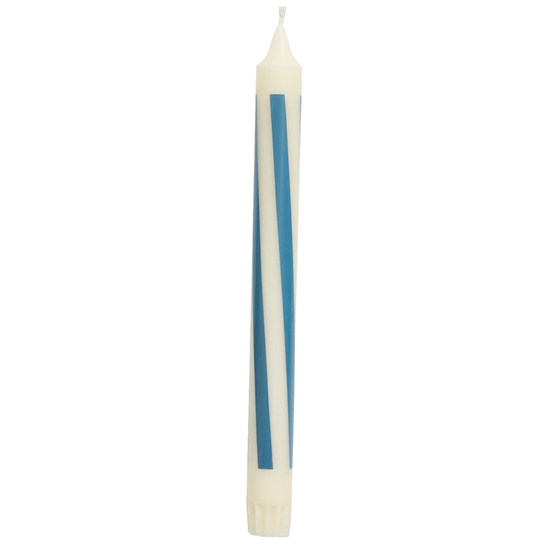 Pattern Candle, Blue / Off-white