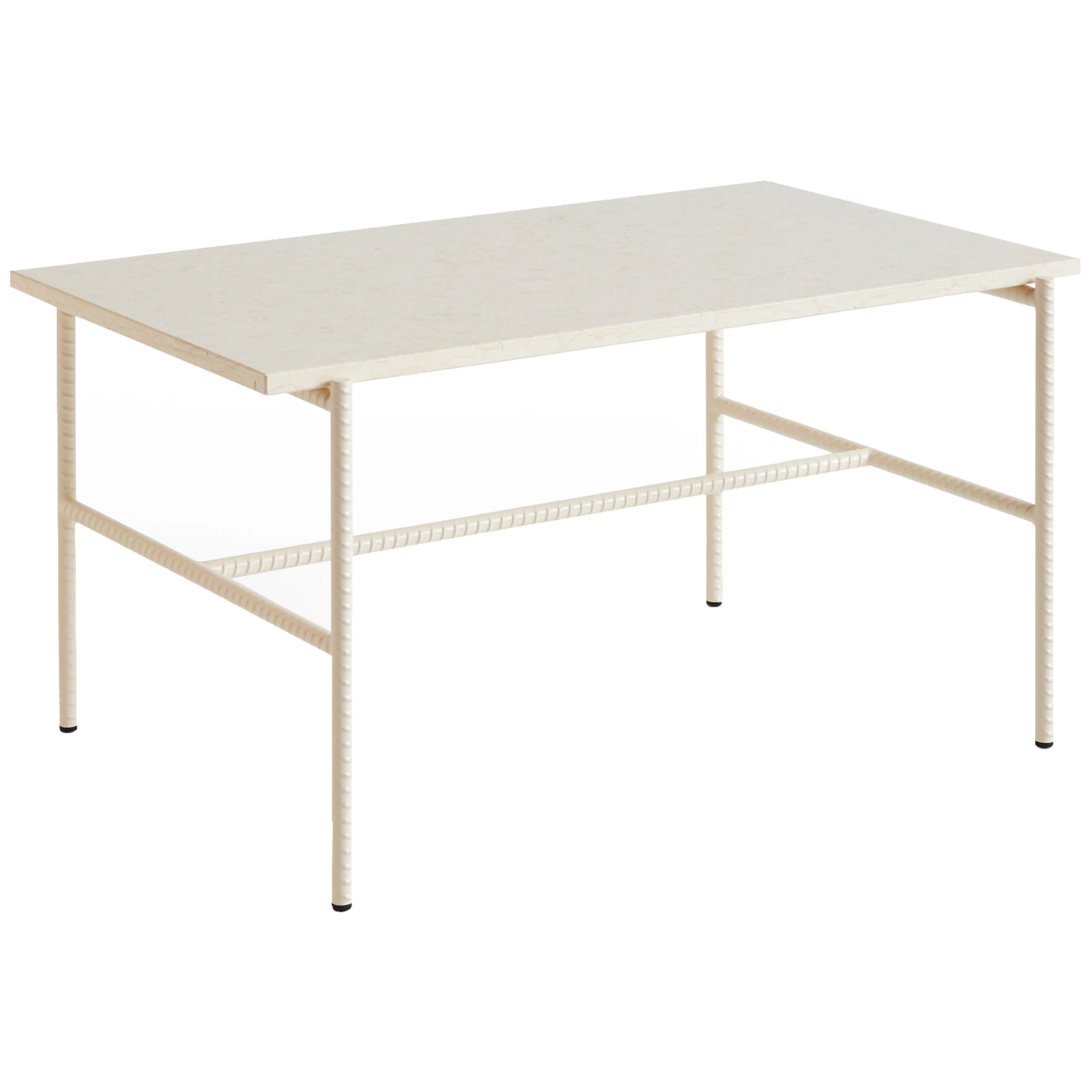 Rebar Coffee Table 49x80 cm, Alabaster from HAY | RoyalDesign
