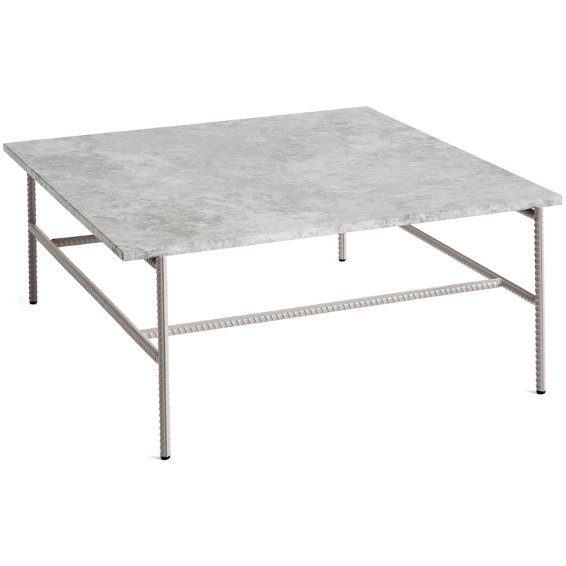 Rebar Coffee Table 80x84 cm, Fossil Grey