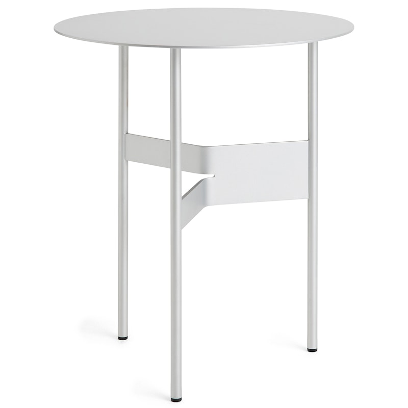 Shim Coffee Table Ø45 cm, Silver Grey