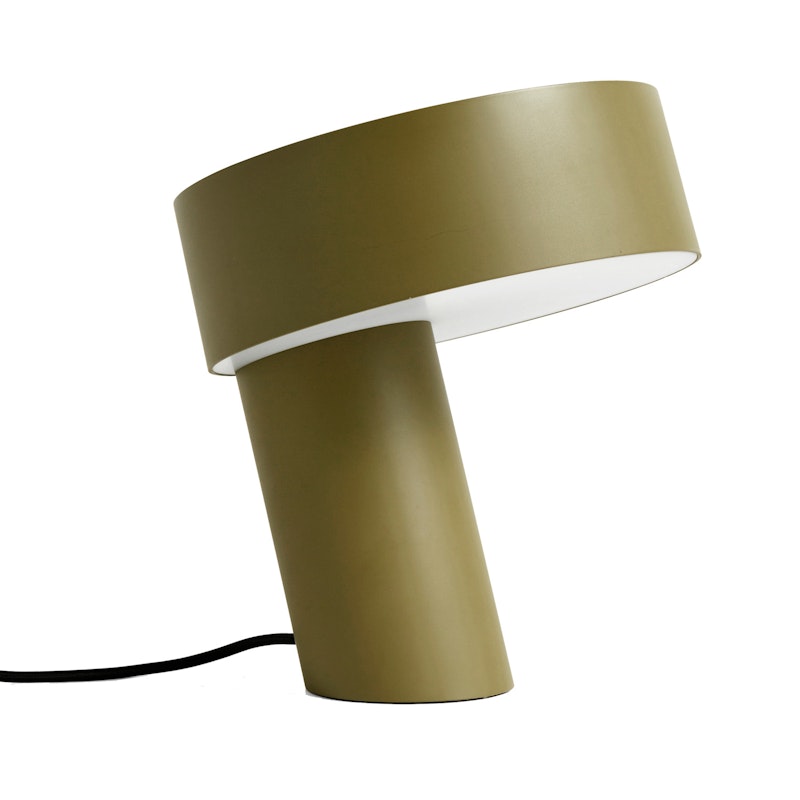 Slant Table Lamp, Khaki green