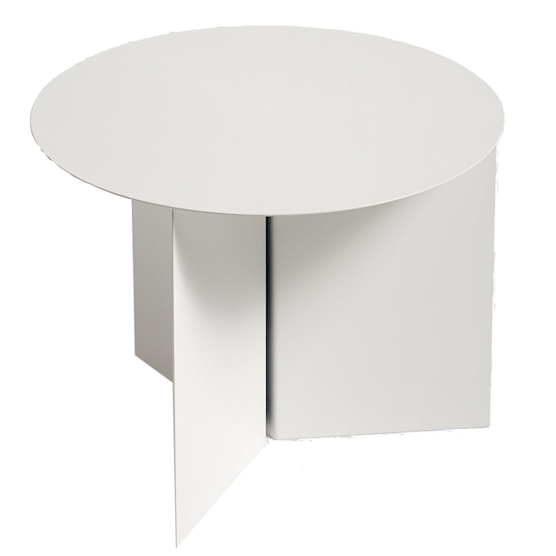 Slit Round Table, White