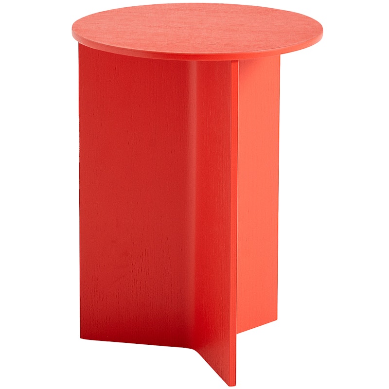 Slit Table Ø35 cm, Candy Red