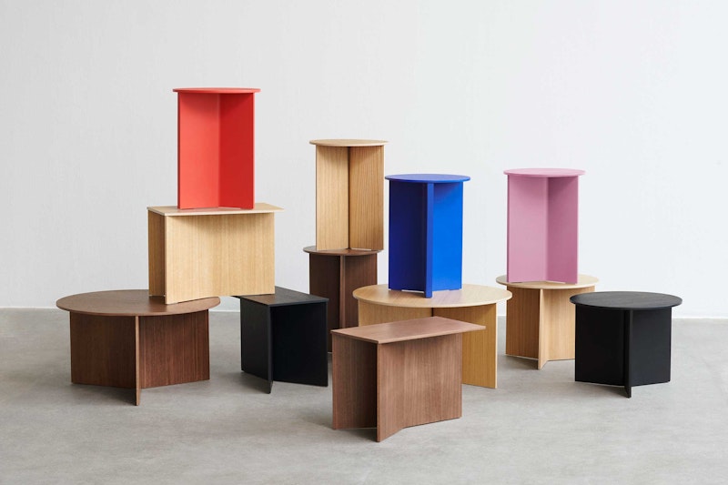 HAY SLIT TABLE WOOD XL (オーク) Introducing HAY's Slit Table Wood - simple yet sculptural design