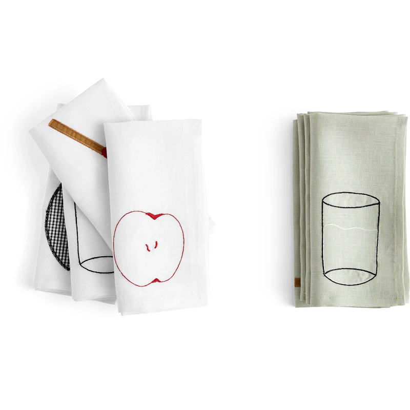 Sobremesa Napkin 45x45 cm 4-pack, Green from HAY | RoyalDesign 