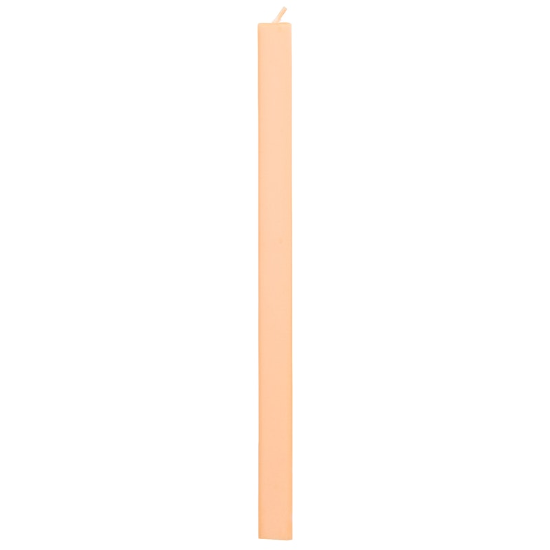 Square Candle, Dark Peach