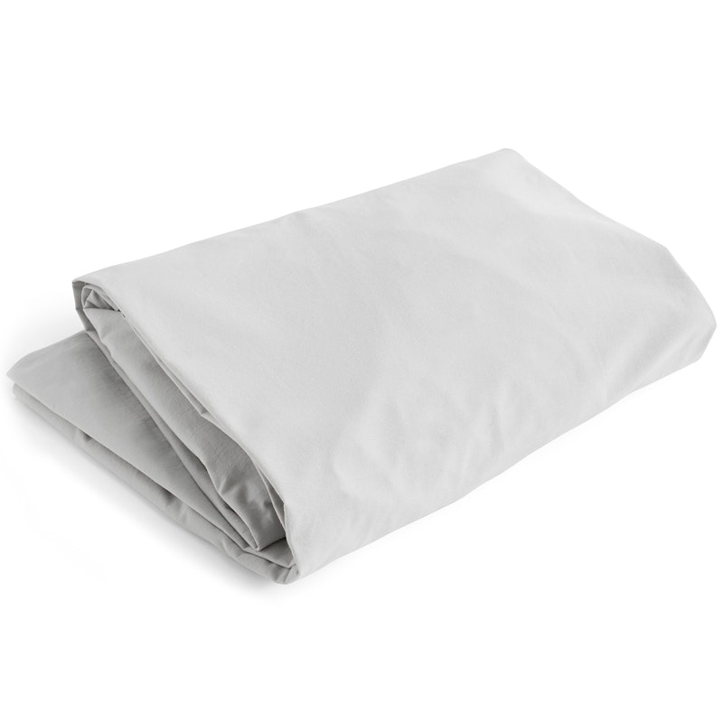 Standard Fitted Sheet 140x200 cm, Light Grey