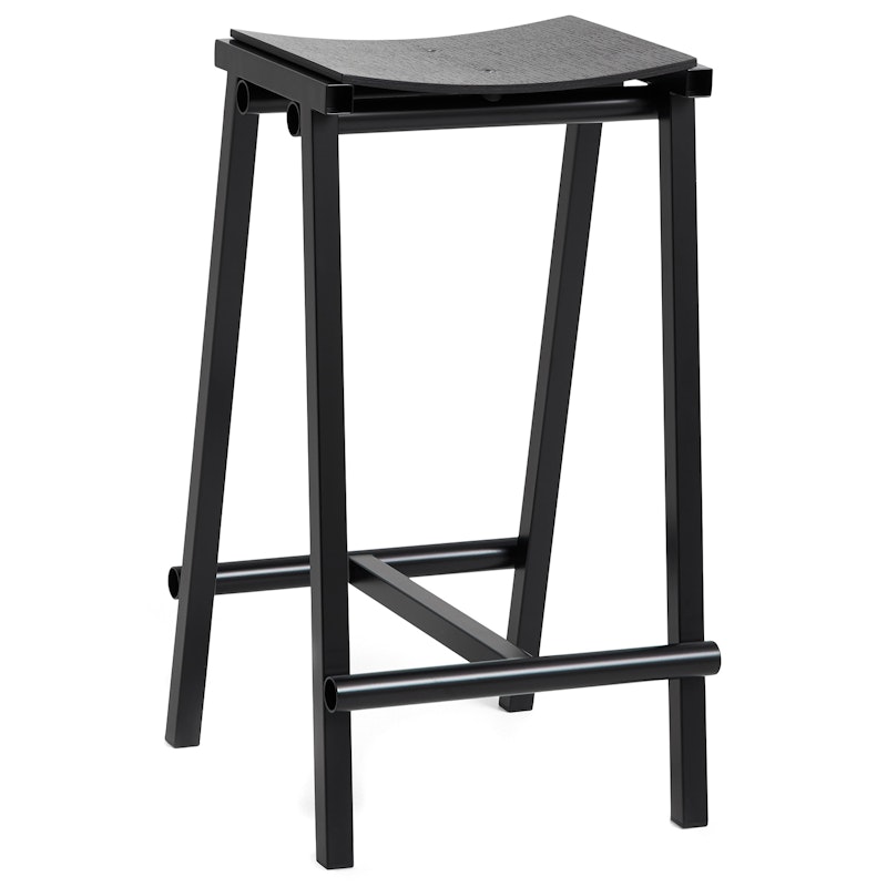 Taburete 8 Bar Stool 65 cm, Black