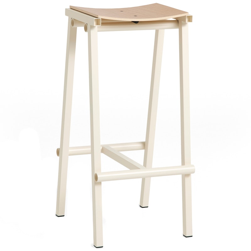 Taburete 8 Bar Stool 75 cm, Eggshell