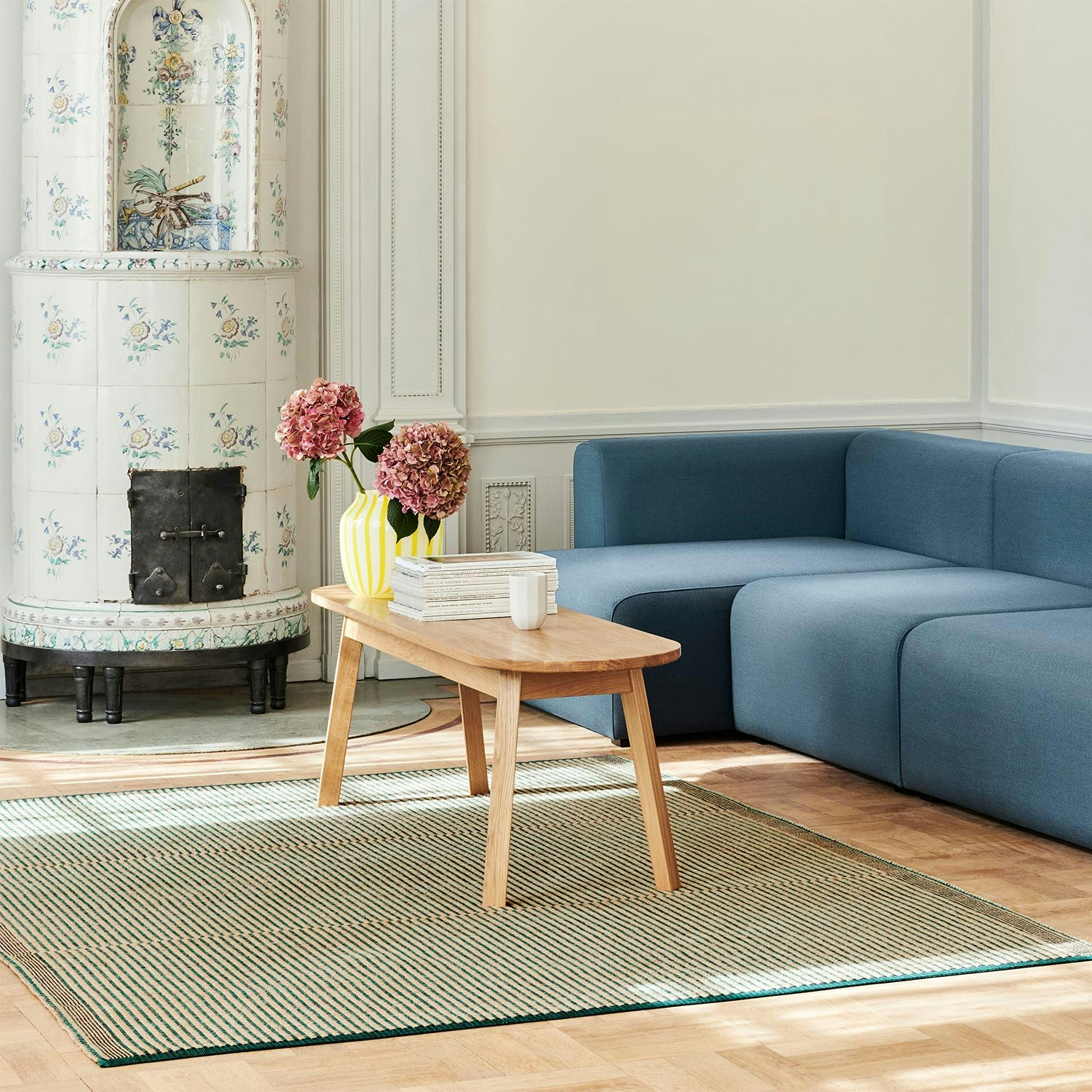 HAY TAPIS ラグ HAY Tapis rug, black - green | Finnish Design Shop