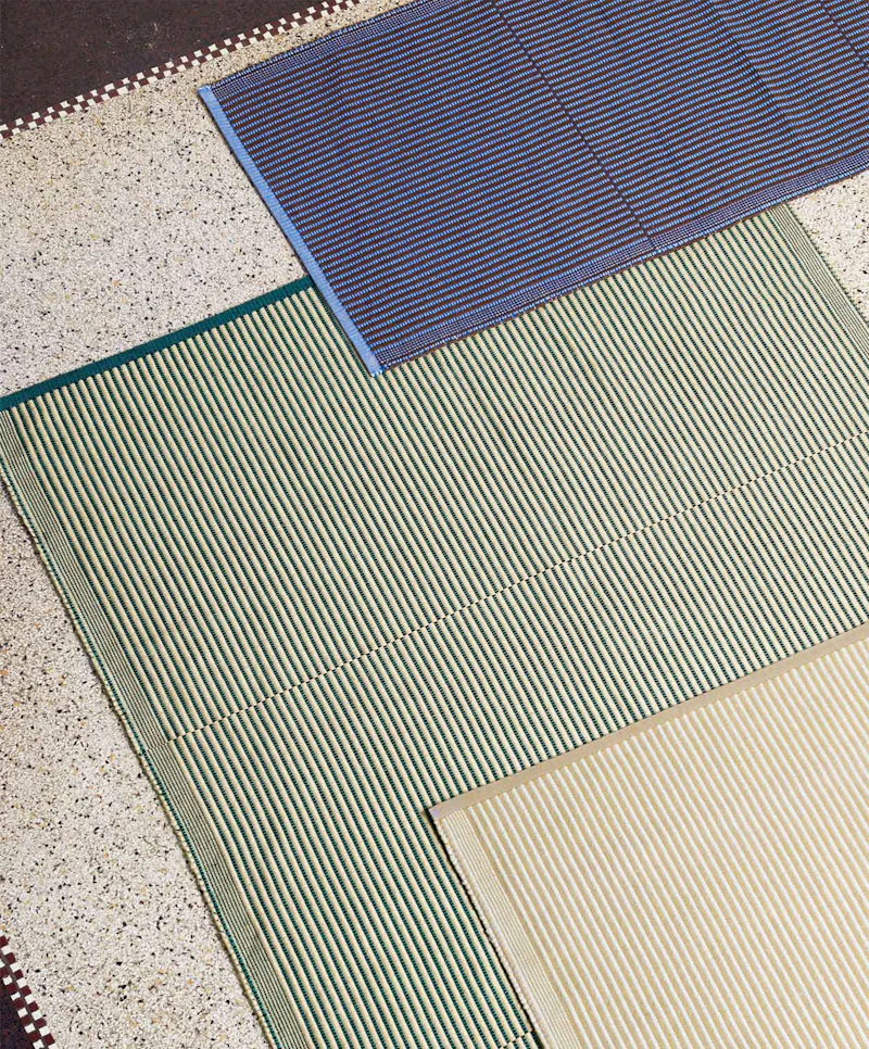 Tapis Rug 80x200 cm, Green / Black from HAY | RoyalDesign