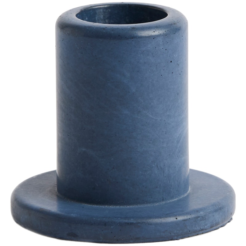 Tube Candle Holder Concrete, Midnight Blue