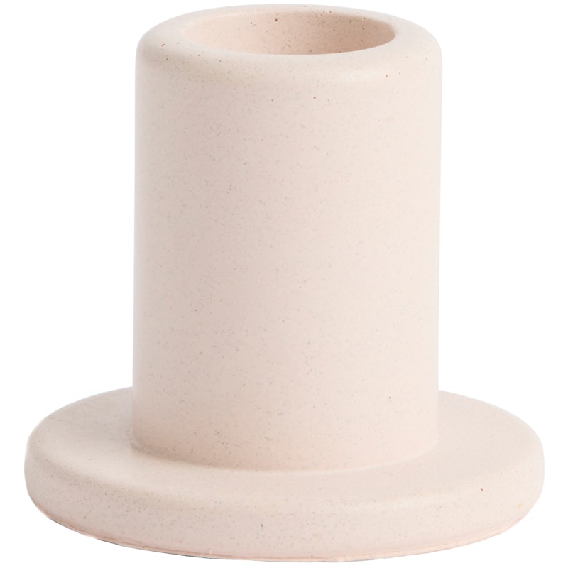 Tube Candle Holder Concrete, Light Pink