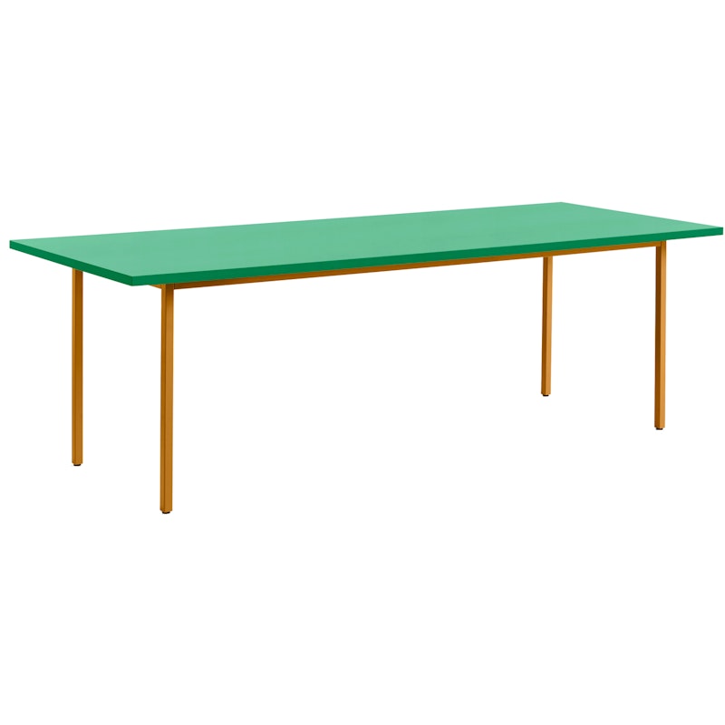 TwoColour Table 240x90 cm, Ochre / Green Mint