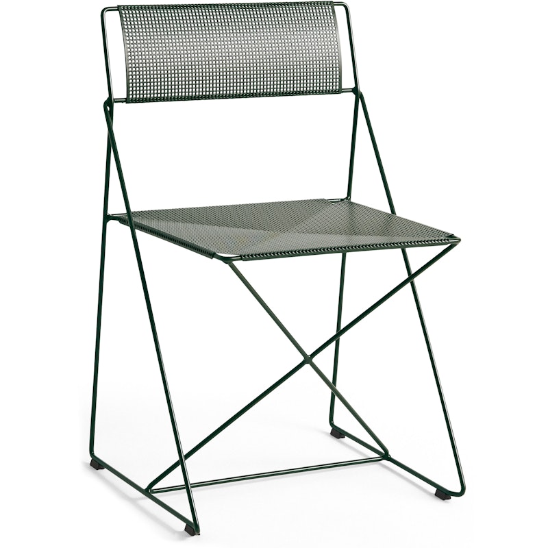 X-Line Chair, Powder Coated Steel / Autumn Green