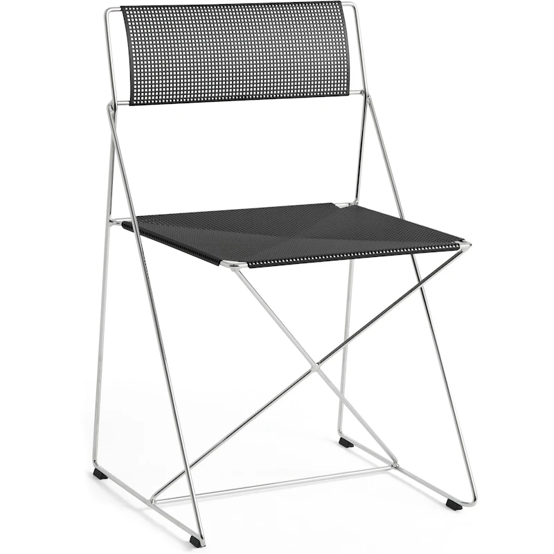 X-Line Chair, Chrome / Black