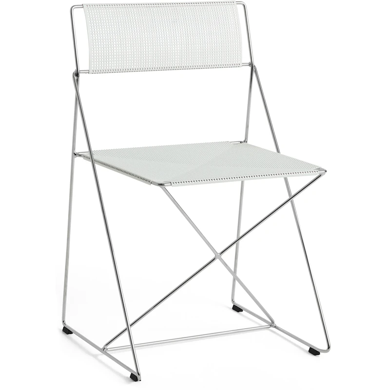 X-Line Chair, Chrome / Chalk White