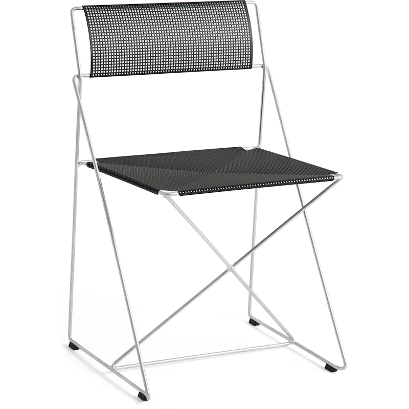 X-Line Chair Hot Galvanized Steel / Powder-coated, Black