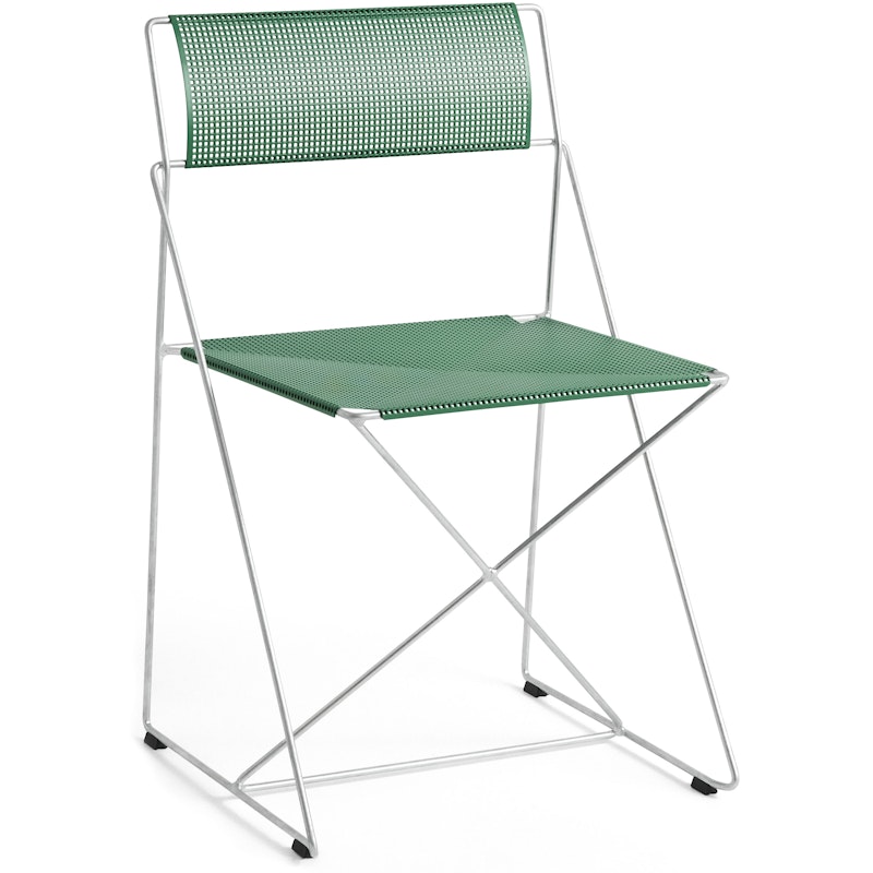 X-Line Chair Hot Galvanized Steel / Powder-coated, Leek Green