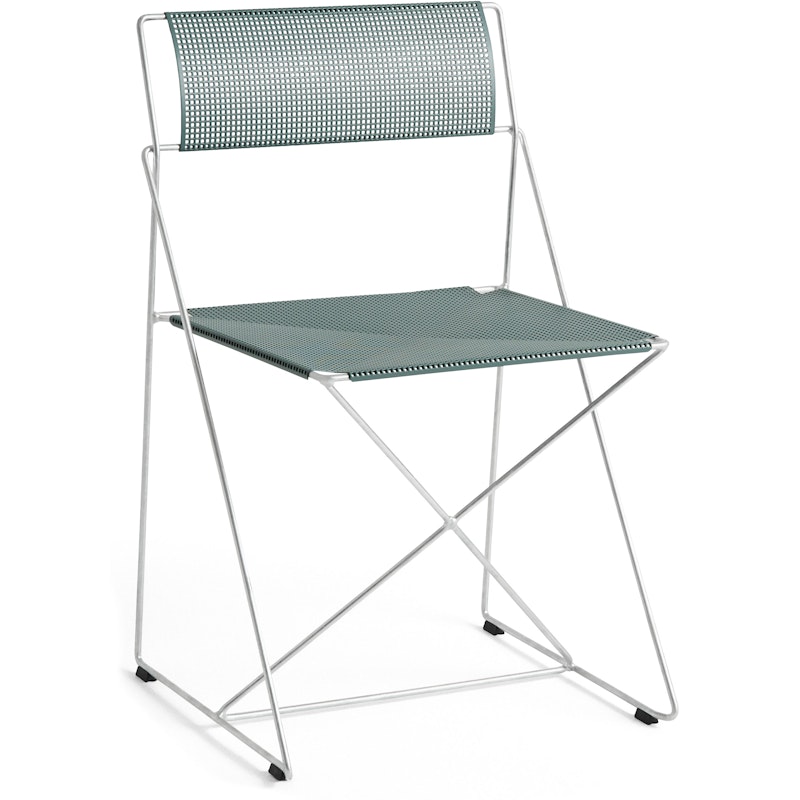 X-Line Chair Hot Galvanized Steel / Powder-coated, Moss