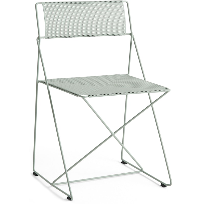 X-Line Chair, Powder Coated Steel / Pale Linden