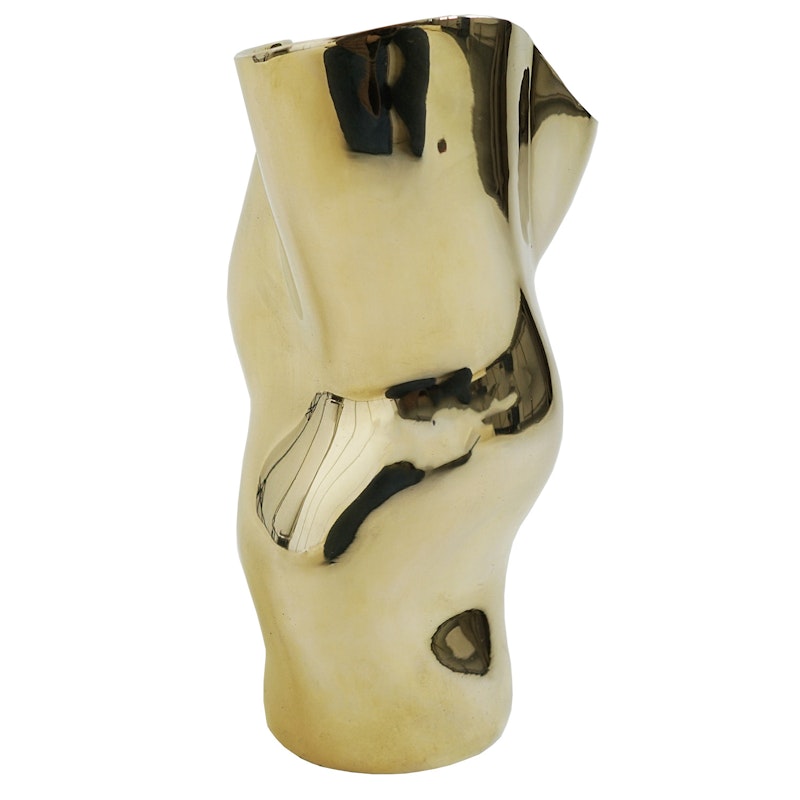 Ostrea Vase 25 cm, Gold