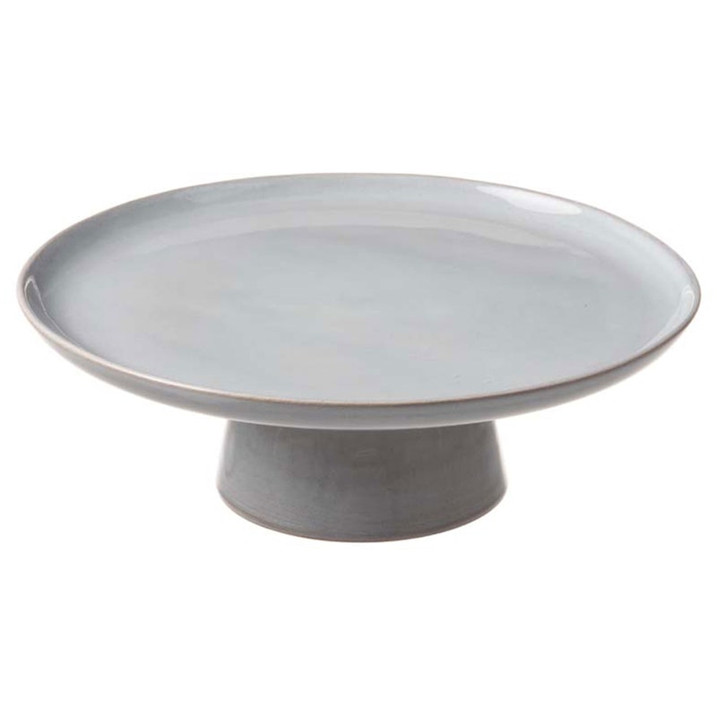 Nosse Ceramics Svelte Cake Stand Stone, 23 cm