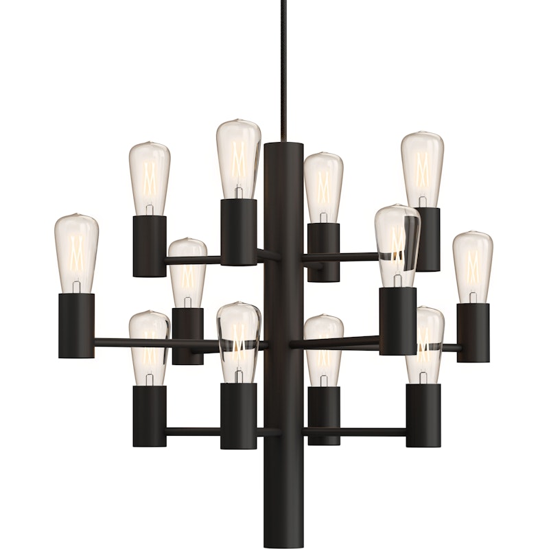 Manola Mini Chandelier, Black