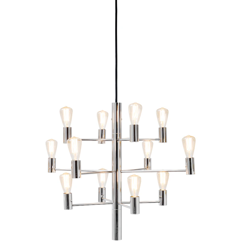 Manola 12 Chandelier Dimmable LED, Chrome