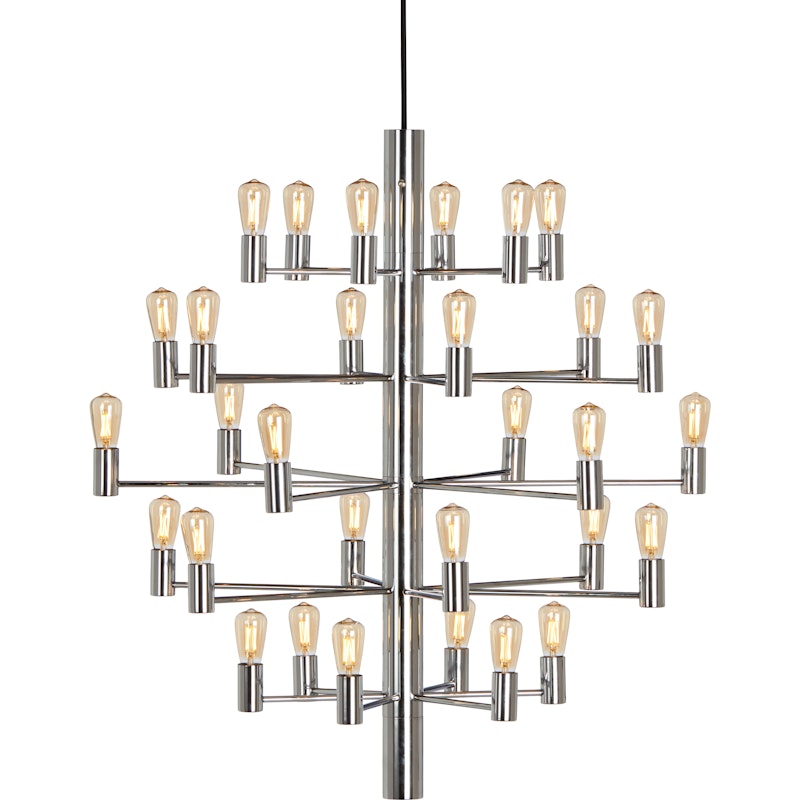 Manola 30 Chandelier Dimmable LED, Chrome