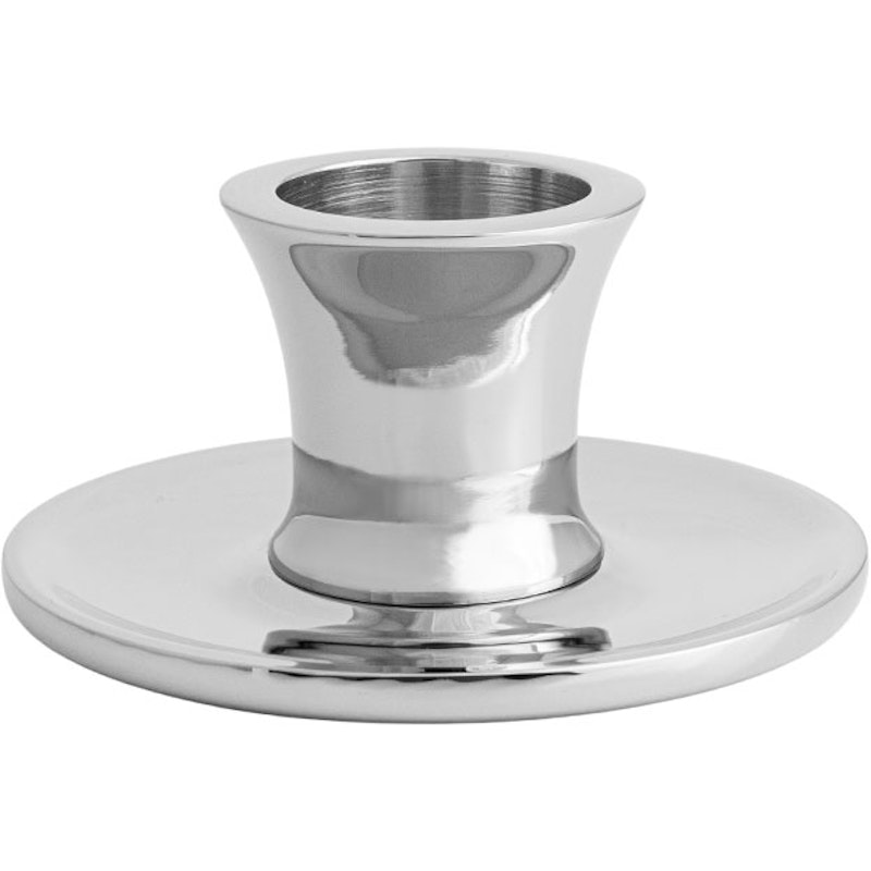 Basso Candlestick H2,5 cm, Nickel-plated Brass