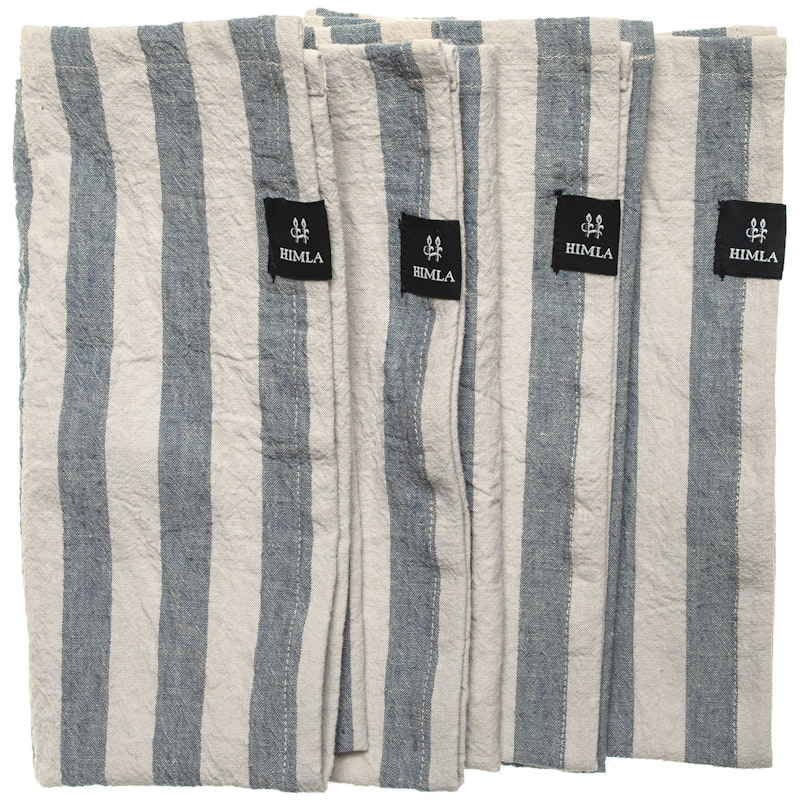 Riviera Napkin 45x45 cm 4-pack, Azure