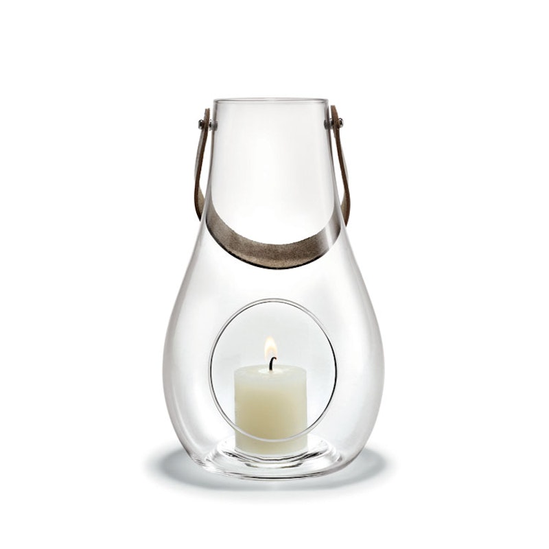 Design With Light Lantern 24.8 cm, Clear