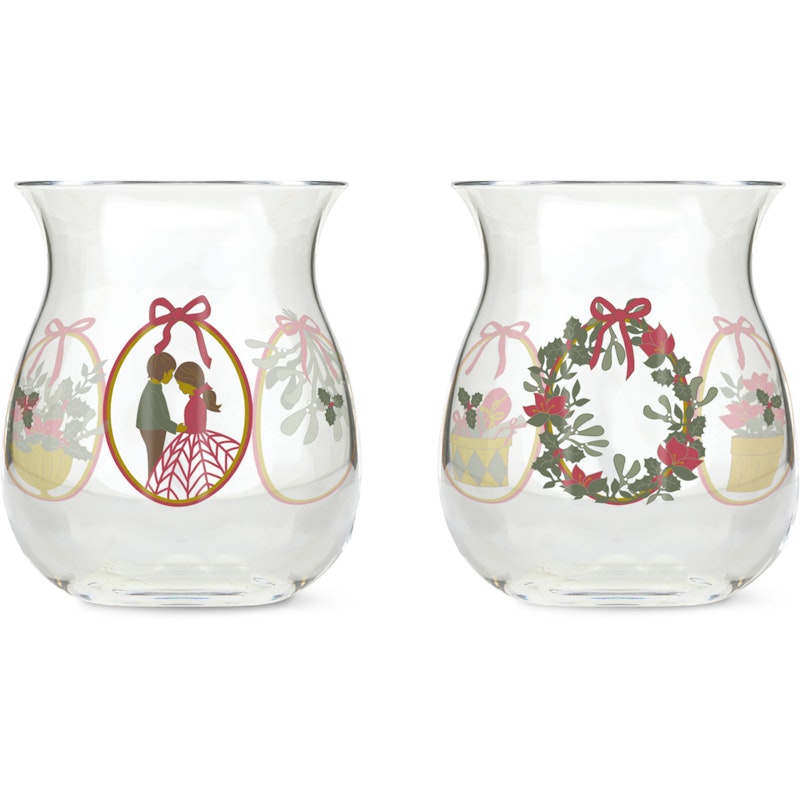 Holmegaard Christmas Candle Holder 2025, 2-pack