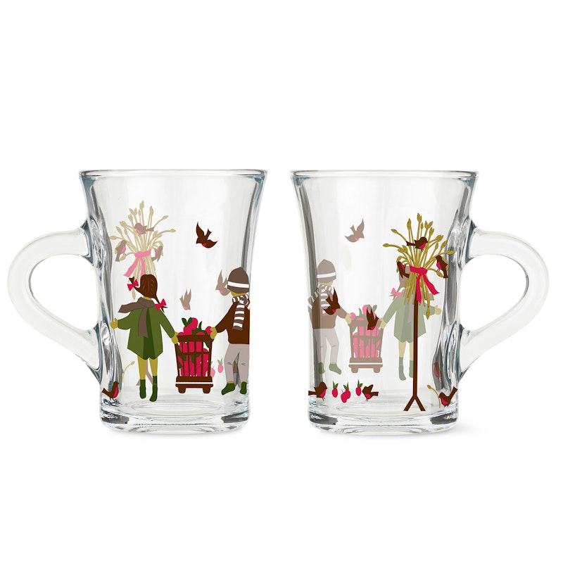 Hot Drink Glass, 2-pack, Multi