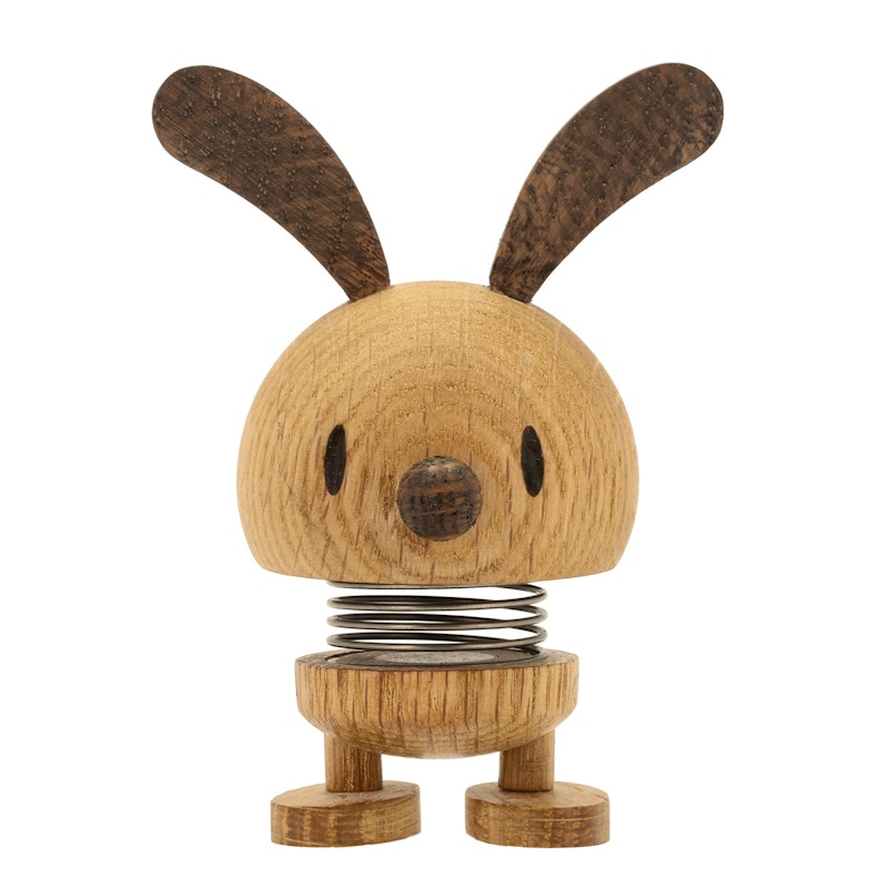 Hoptimist Bunny Figure S, Oak